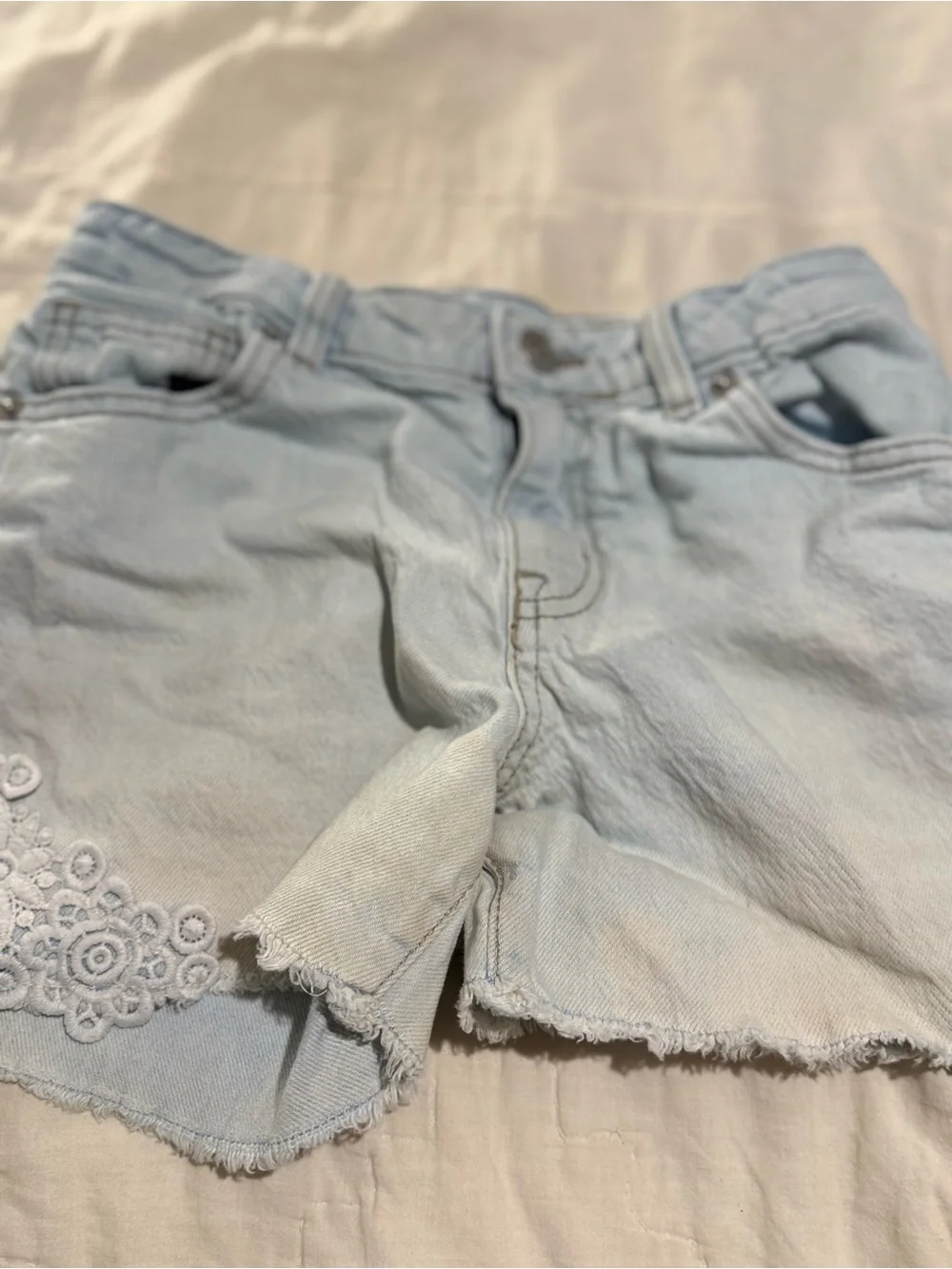 Girls Denim Shorts 2-Pair Bundle